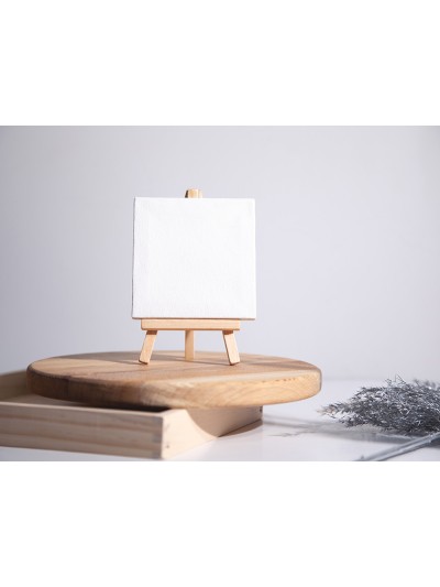 Bastidor lidercolor lienzo grapado lateral algodon 100% 12x12 cm