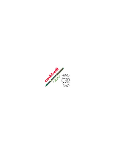 Rotulador uni-ball roller ub-157e verde 0,7 mm unidad