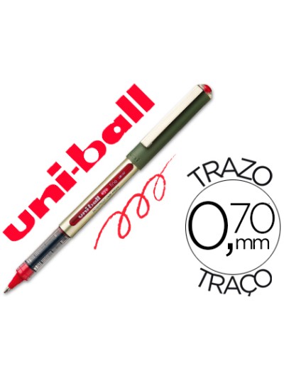 Rotulador uni-ball roller ub-157e rojo 0,7 mm unidad