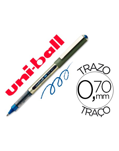 Rotulador uni-ball roller ub-157e azul 0,7 mm unidad