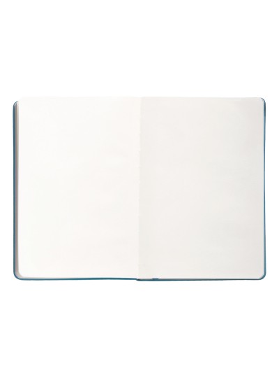 Cuaderno con gomilla antartik notes tapa dura a5 hojas lisas azul claro 100 hojas 80 gr fsc
