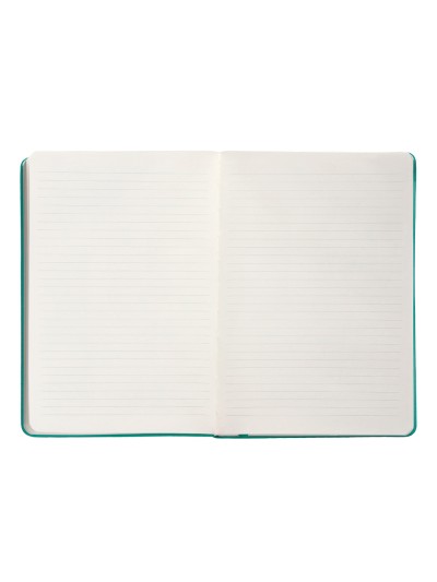 Cuaderno con gomilla antartik notes tapa dura a5 hojas rayas turquesa 100 hojas 80 gr fsc