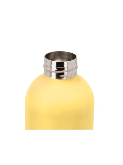 Botella portaliquidos antartik isotermica acero inoxidable libre de bpa color amarillo 750 ml