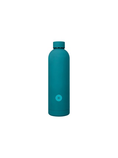 Botella portaliquidos antartik isotermica acero inoxidable libre de bpa color turquesa 750 ml