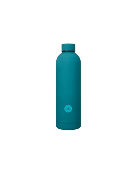 Botella portaliquidos antartik isotermica acero inoxidable libre de bpa color turquesa 750 ml