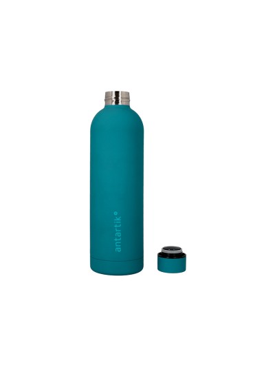 Botella portaliquidos antartik isotermica acero inoxidable libre de bpa color turquesa 750 ml