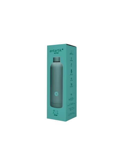 Botella portaliquidos antartik isotermica acero inoxidable libre de bpa color turquesa 750 ml