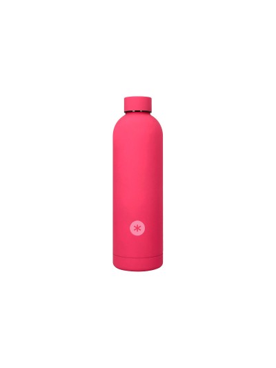 Botella portaliquidos antartik isotermica acero inoxidable libre de bpa color fucsia 750 ml
