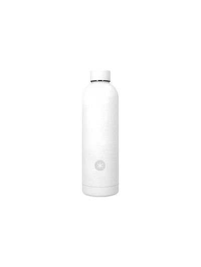 Botella portaliquidos antartik isotermica acero inoxidable libre de bpa color blanco 750 ml
