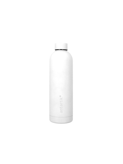 Botella portaliquidos antartik isotermica acero inoxidable libre de bpa color blanco 750 ml