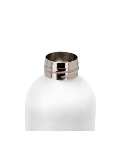 Botella portaliquidos antartik isotermica acero inoxidable libre de bpa color blanco 750 ml