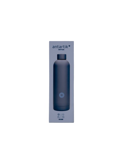 Botella portaliquidos antartik isotermica acero inoxidable libre de bpa color azul 75o ml