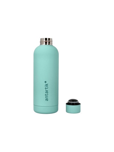 Botella portaliquidos antartik isotermica acero inoxidable libre de bpa color menta 500 ml