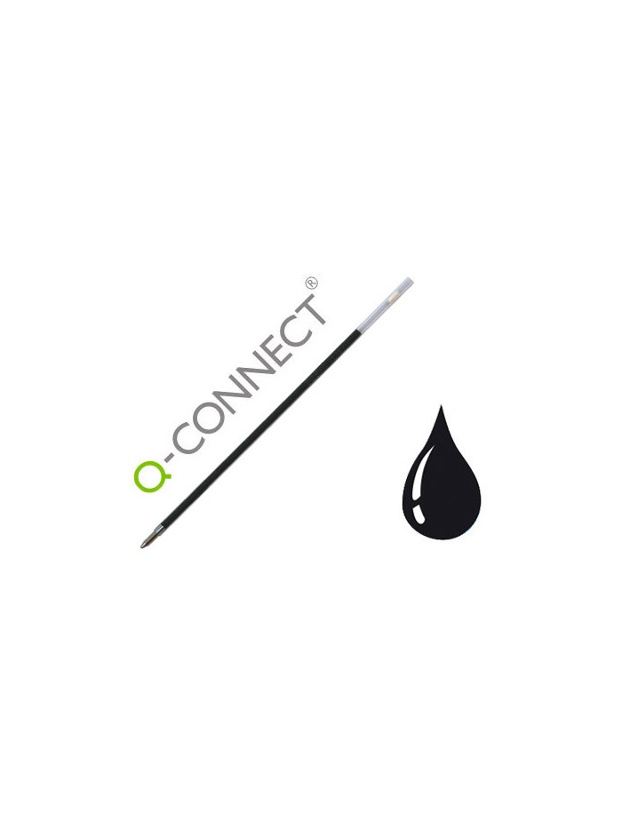 Recambio boligrafo extensible q-connect kf00233 negro Recambio boligrafo extensible q-connect kf00233 negro