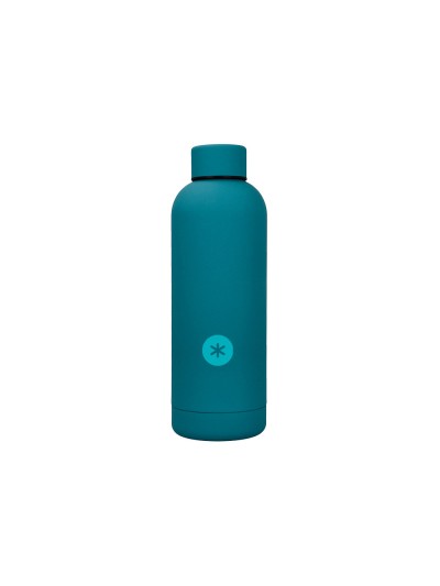 Botella portaliquidos antartik isotermica acero inoxidable libre de bpa color turquesa 500 ml