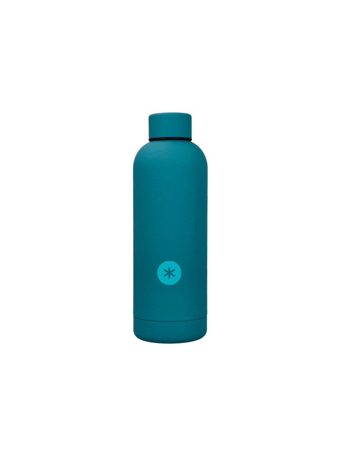 Botella portaliquidos antartik isotermica acero inoxidable libre de bpa color turquesa 500 ml Botella portaliquidos antartik isotermica acero inoxidable libre de bpa color turquesa 500 ml