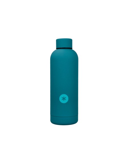 Botella portaliquidos antartik isotermica acero inoxidable libre de bpa color turquesa 500 ml