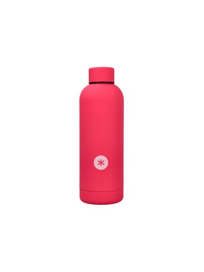 Botella portaliquidos antartik isotermica acero inoxidable libre de bpa color fucsia 500 ml
