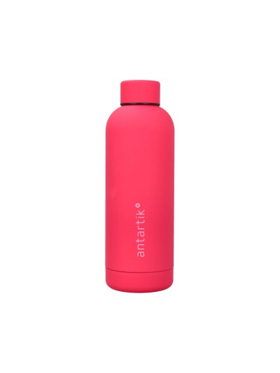 Botella portaliquidos antartik isotermica acero inoxidable libre de bpa color fucsia 500 ml