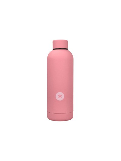 Botella portaliquidos antartik isotermica acero inoxidable libre de bpa color rosa 500 ml