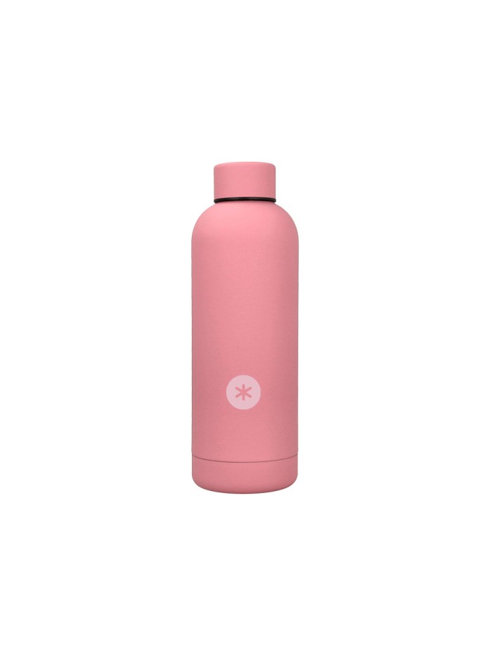 Botella portaliquidos antartik isotermica acero inoxidable libre de bpa color rosa 500 ml Botella portaliquidos antartik isotermica acero inoxidable libre de bpa color rosa 500 ml