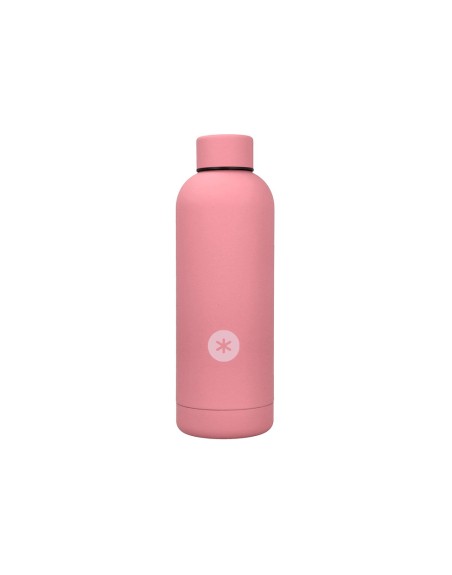 Botella portaliquidos antartik isotermica acero inoxidable libre de bpa color rosa 500 ml