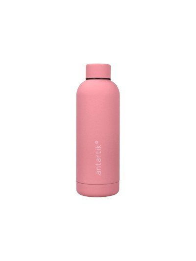 Botella portaliquidos antartik isotermica acero inoxidable libre de bpa color rosa 500 ml