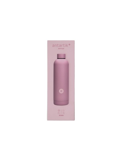 Botella portaliquidos antartik isotermica acero inoxidable libre de bpa color rosa 500 ml