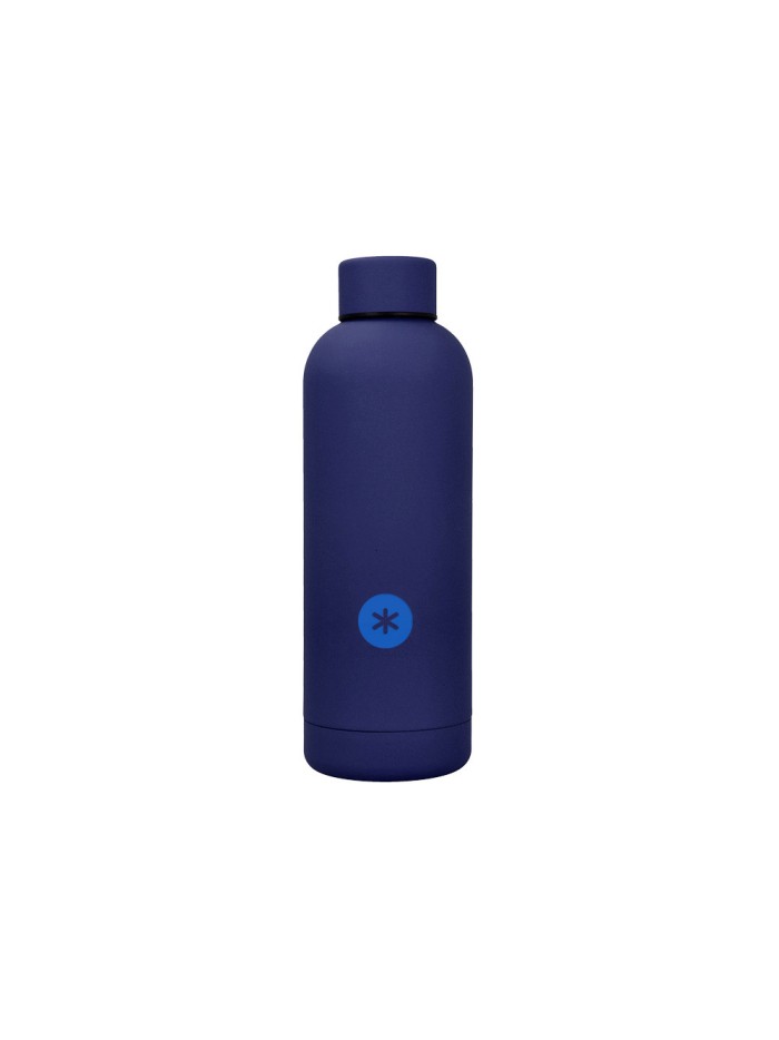 Botella portaliquidos antartik isotermica acero inoxidable libre de bpa color azul 500 ml Botella portaliquidos antartik isotermica acero inoxidable libre de bpa color azul 500 ml