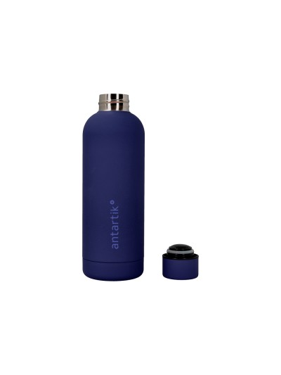 Botella portaliquidos antartik isotermica acero inoxidable libre de bpa color azul 500 ml