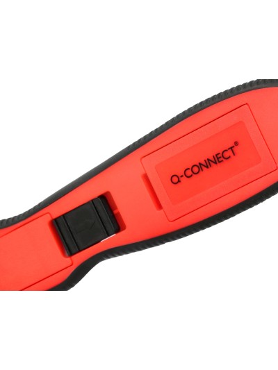 Cuter q-connect plastico ancho de seguridad para evitar cortes cuchilla 18 mm xd-g03 blister 1 unidad