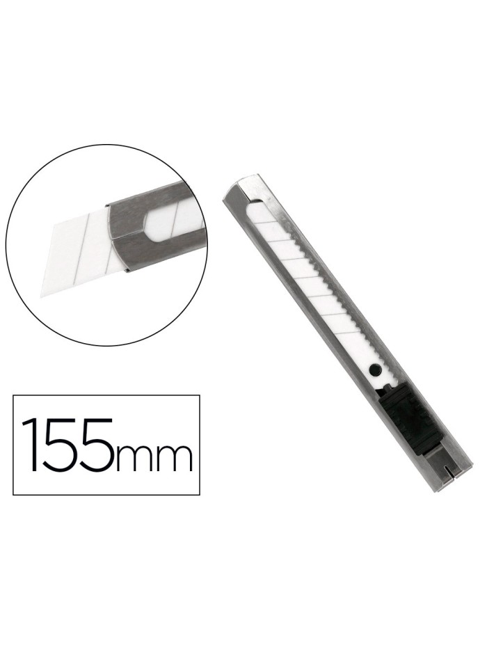 Cuter q-connect metalico ancho cuchilla ceramica 18 mm xd- c78 con clip blister 1 unidad Cuter q-connect metalico ancho cuchilla ceramica 18 mm xd- c78 con clip blister 1 unidad