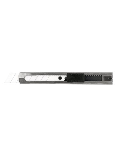 Cuter q-connect metalico ancho cuchilla ceramica 18 mm xd- c78 con clip blister 1 unidad