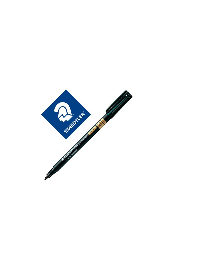 Rotulador staedtler lumocolor retroproyeccion punta de fibra permanente special 319-9 negro punta media Rotulador staedtler lumocolor retroproyeccion punta de fibra permanente special 319-9 negro punta media
