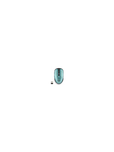Raton ngs evo rust optico 800/1200/1600 dpi inalambrico 5 botones teclas silenciosas receptor usb 2,4 ghz verde