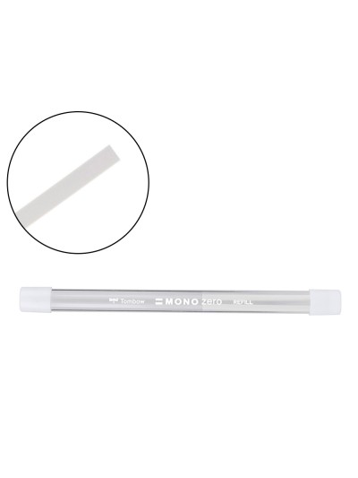 Repuesto portagomas tombow mono zero rectangular 2,5 x 5 mm tubo con 2 unidades