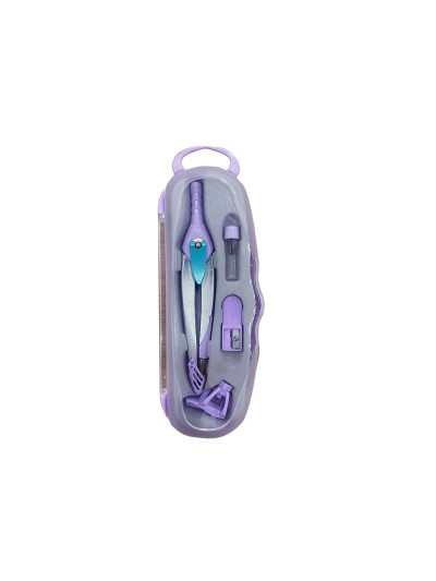 Compas liderpapel lock device con adaptador universal y tubo de minas color violeta