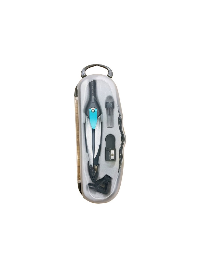 Compas liderpapel lock device con adaptador universal y tubo de minas color gris Compas liderpapel lock device con adaptador universal y tubo de minas color gris