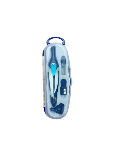 Compas liderpapel lock device con adaptador universal y tubo de minas color azul oscuro