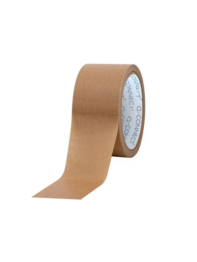 Cinta adhesiva q-connect kraft 50mt x 50 mm para embalaje