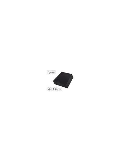 Carton pluma liderpapel negro doble cara 70x100cm espesor 5 mm