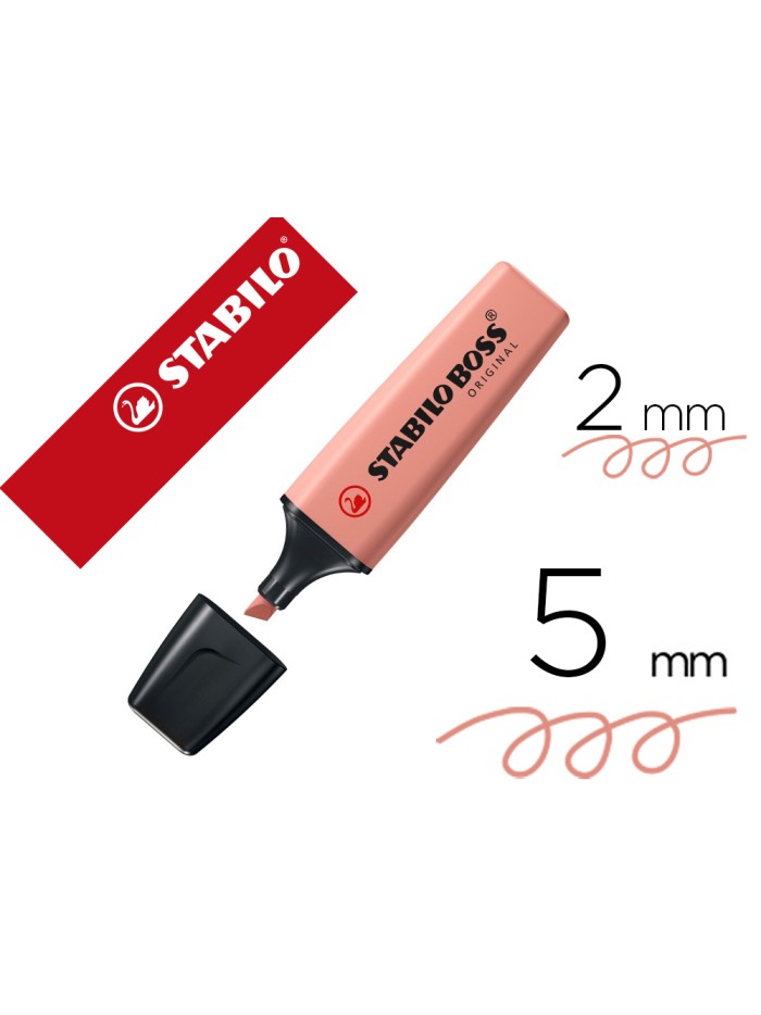 Rotulador stabilo boss pastel fluorescente 70 nature colors siena Rotulador stabilo boss pastel fluorescente 70 nature colors siena
