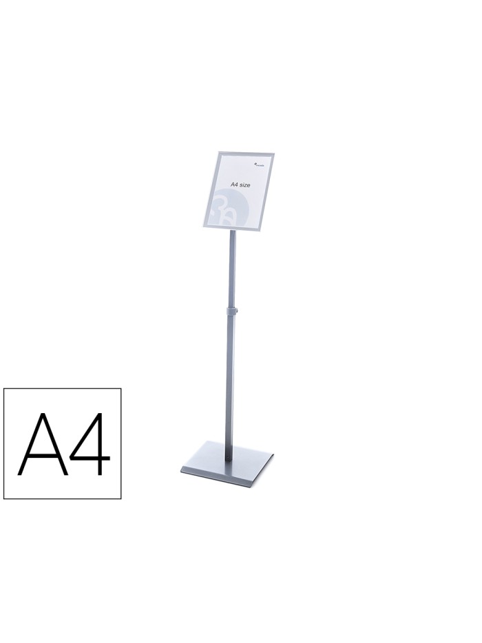 Expositor rocada de suelo magnetico rotativo 90 horizontal/vertical altura ajustable din a4 Expositor rocada de suelo magnetico rotativo 90 horizontal/vertical altura ajustable din a4