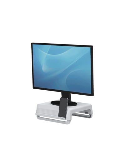 Soporte fellowes para monitor breyta 3 ajustes de altura hasta 30 kg 100% reciclable 350x300x80/118/155 mm blanco