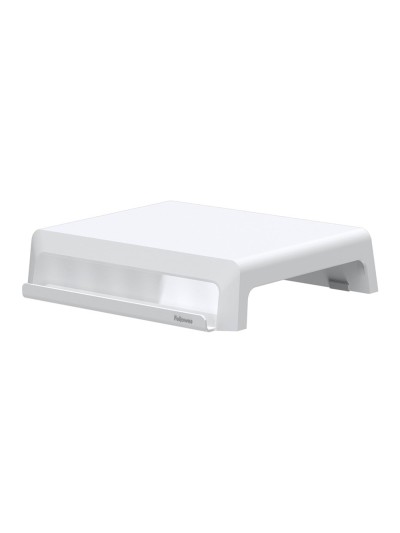 Soporte fellowes para monitor breyta 3 ajustes de altura hasta 30 kg 100% reciclable 350x300x80/118/155 mm blanco