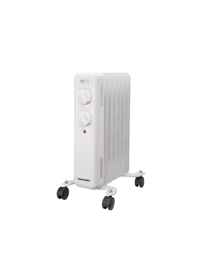Radiador de aceite blaupunkt 1500w 7 elementos calorificos proteccion sobrecalentamiento con ruedas color blanco Radiador de aceite blaupunkt 1500w 7 elementos calorificos proteccion sobrecalentamiento con ruedas color blanco