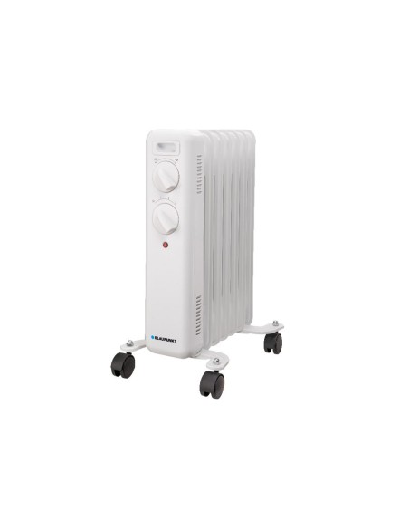Radiador de aceite blaupunkt 1500w 7 elementos calorificos proteccion sobrecalentamiento con ruedas color blanco