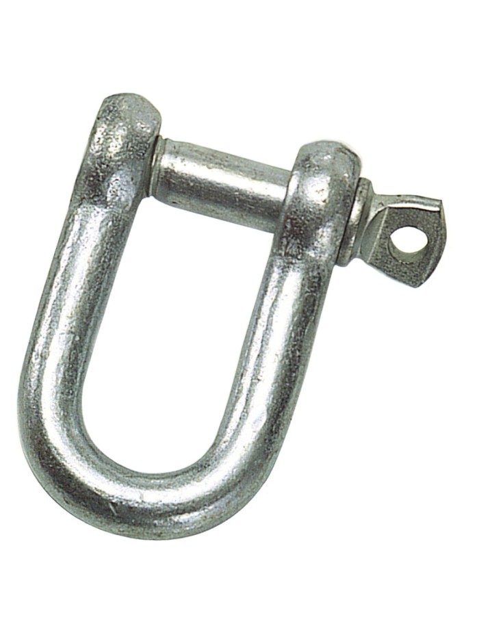 Grillete Recto Galvanizado 10 mm. 3/8" Uso Domestico