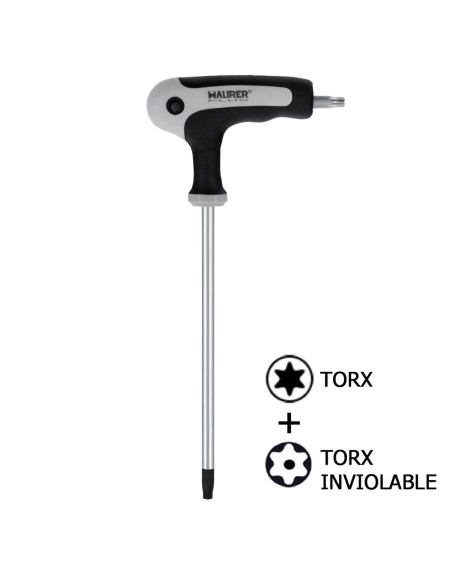 Llave Torx Maurer Con Mango "T" T07 Inviolable