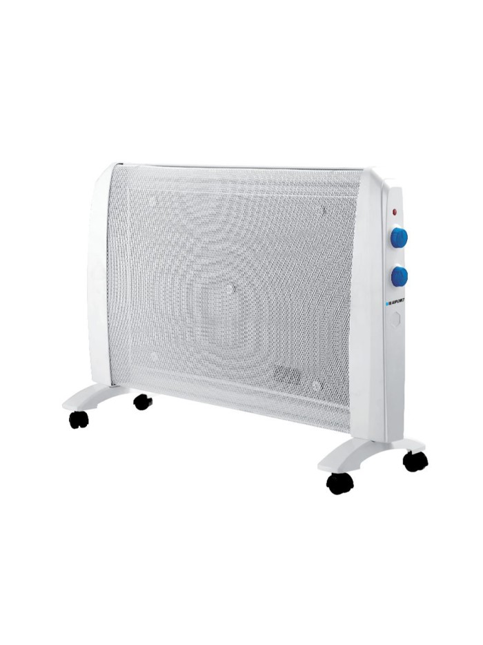 Radiador blaupunkt 2000w dos niveles potencia proteccion sobrecalentamiento con ruedas color blanco Radiador blaupunkt 2000w dos niveles potencia proteccion sobrecalentamiento con ruedas color blanco
